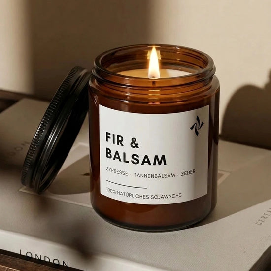 FIR & BALSAM | Duftkerze FIR & BALSAM im Glas aus Sojawachs | seven.Lights