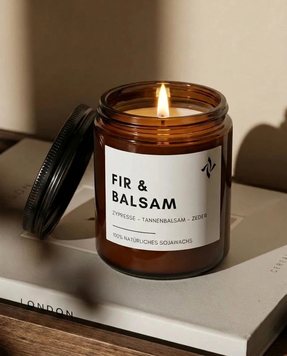 FIR & BALSAM | Duftkerze FIR & BALSAM im Glas aus Sojawachs | seven.Lights